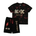 thumbnail image 1 of ACDC Rock Or Bust Boy's Short Sleeve T-shirt & Lounge Shorts Combo Set-Medium, 1 of 6