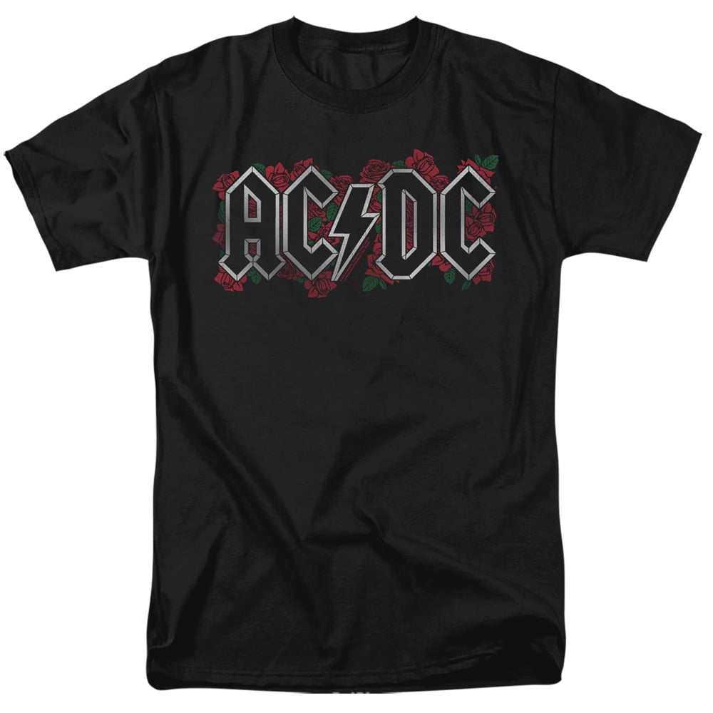 ACDC Roses Logo Unisex Adult T Shirt For Men And Women - Walmart.com