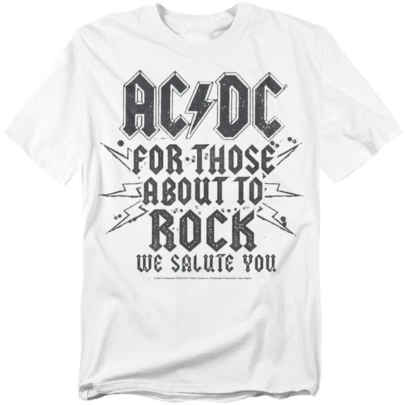 ACDC T-Shirt Salute Unisex Graphic Tee for Men & Women