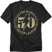 ACDC T-Shirt 50 Logo Unisex Graphic Tee for Men & Women