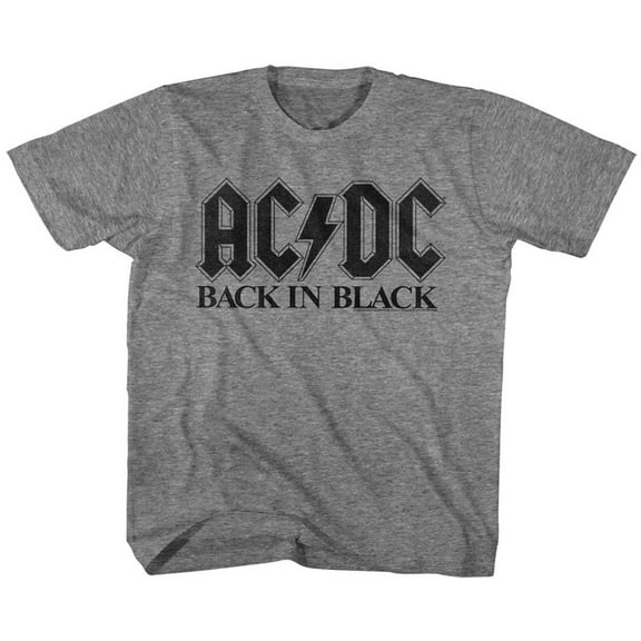 ACDC T Shirt BIB IN BLACK TODDLER Short Sleeve