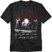 ACDC T-Shirt Logo Stack Unisex Graphic Tee for Men & Women