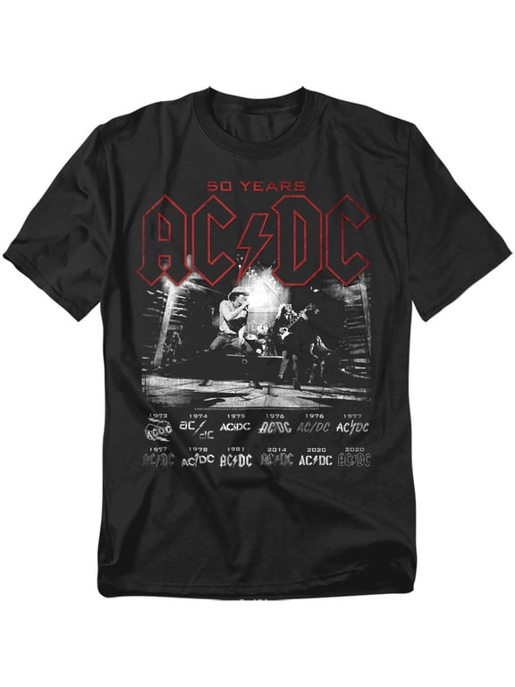 ACDC T-Shirt Logo Stack Unisex Graphic Tee for Men & Women