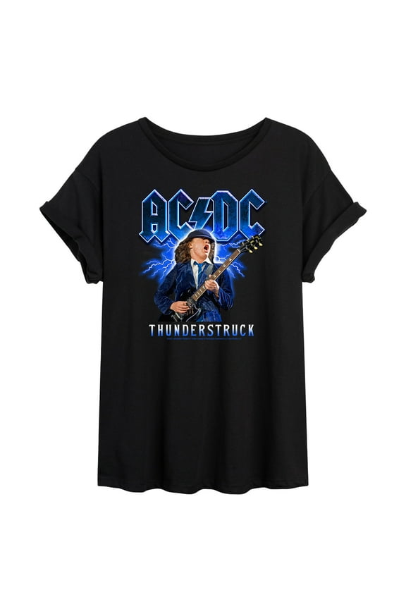 - Thunderstruck - Juniors Ideal Flowy Muscle T-Shirt