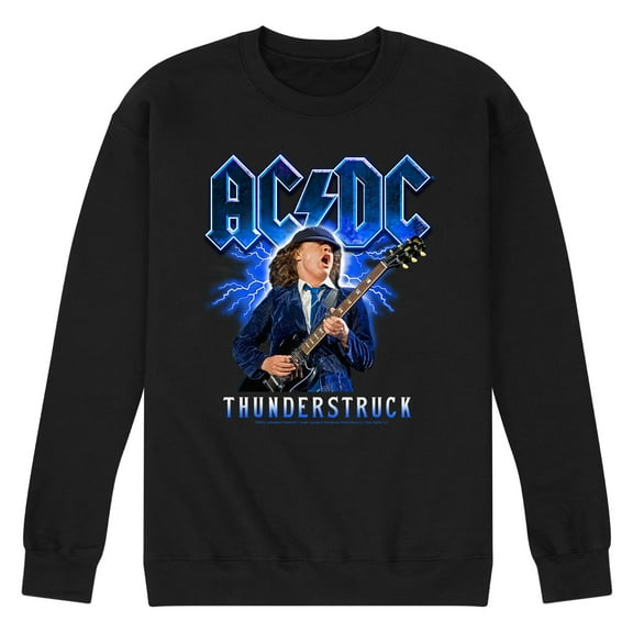 ACDC - Thunderstruck - Men's Crew Neck Fleece Pullover