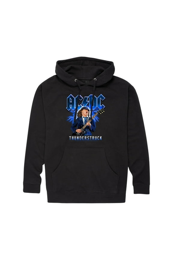 - Thunderstruck - Men's Pullover Hooded Fleece Sweatshirt