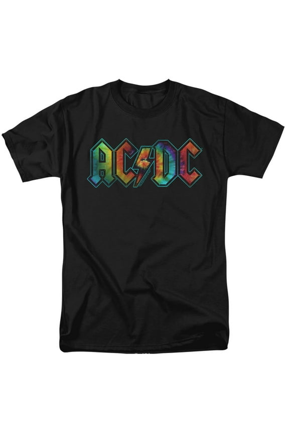 ACDC Tie Dye Logo Unisex Adult T Shirt For Men And Women