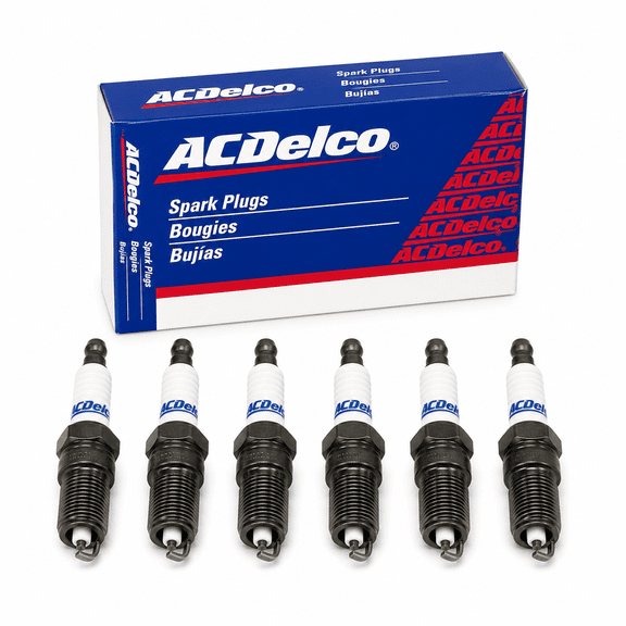 ACDELCO GM OEM Pack of 6 Conventional Spark Plug R42LTS Replacement For Ford F-150 4.0L V6 Ranger 1997-2008