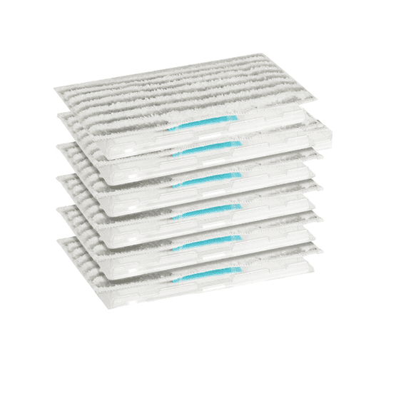 ACDNAC 6Pcs Vacmop,Dual Use of Dry and Wet Vacmop Replacement Pads,Removable Cleaning Vac Mop Pads Refills