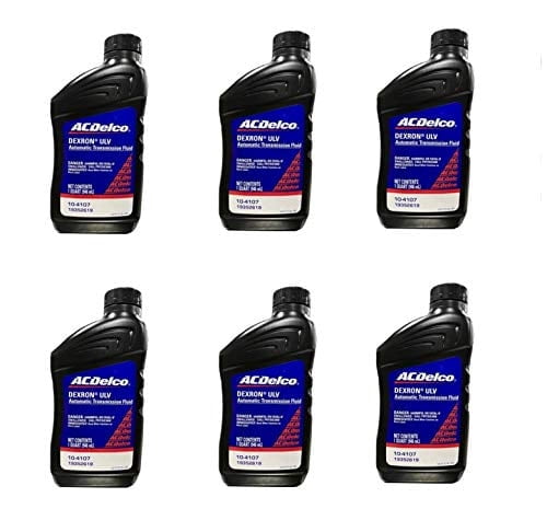 ACDelco Dexron ULV Automatic Transmission Fluid Case of 6 Quarts
