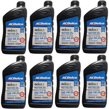 ACDelco DEL 5W-30 Dexos2 Full Synthetic Motor Oil – 12 Quart Case, Diesel Compatible