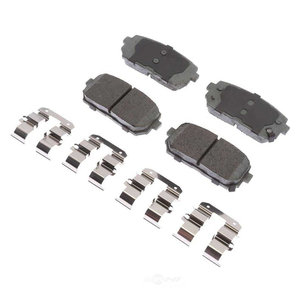ACDelco 14D1296CHF1 Ceramic Disc Brake Pad