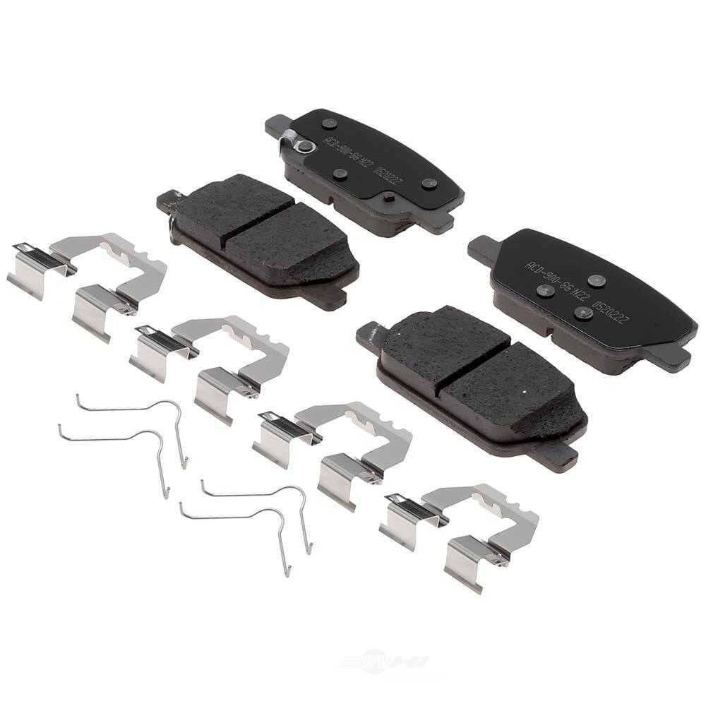 ACDelco 14D2199CH Rear Disc Brake Pad Set