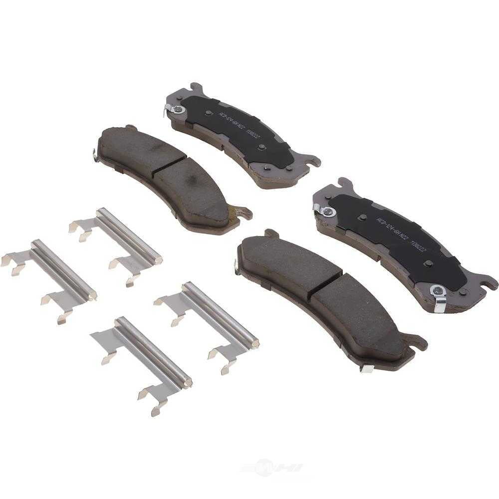 ACDelco 14D785CHF1 Front and Rear Disc Brake Pad