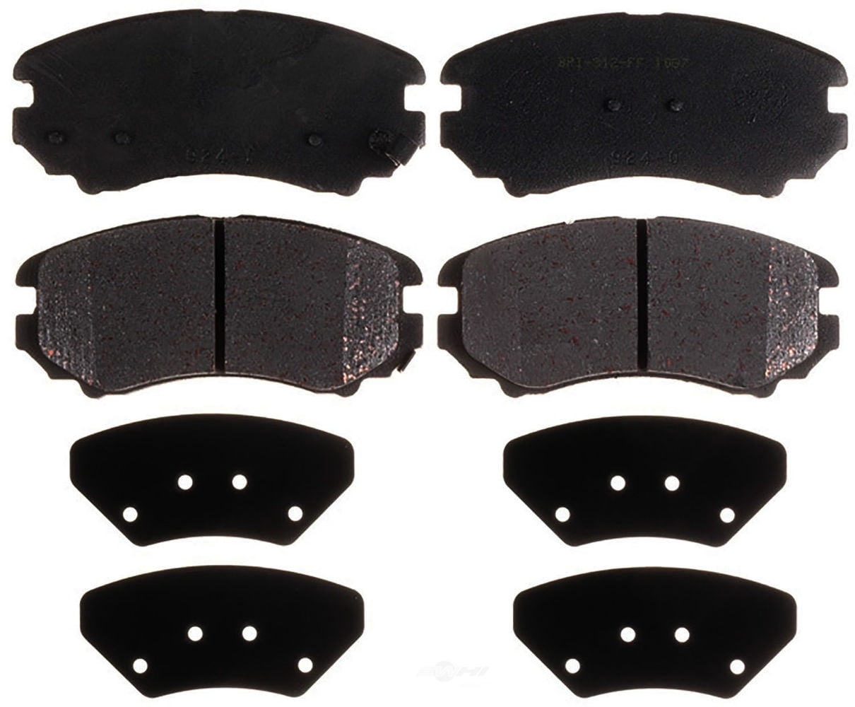 ACDelco 14D924CH Ceramic Disc Brake Pad Fits select: 2010-2013 KIA SOUL, 2010 HYUNDAI ELANTRA TOURING