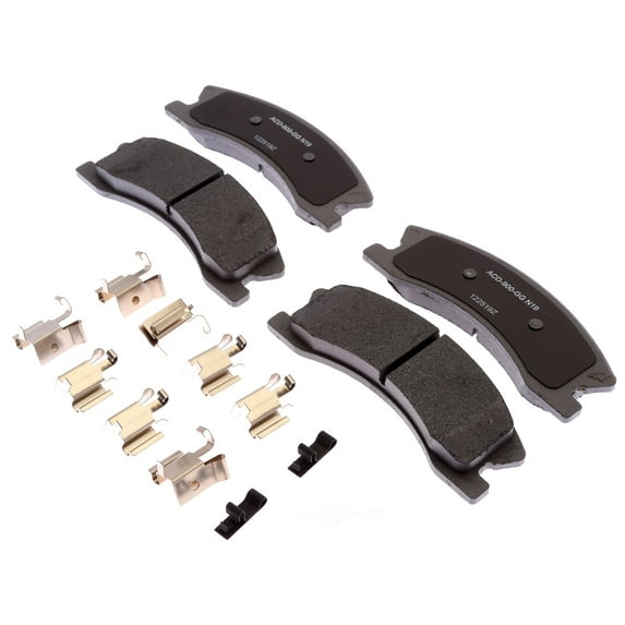 ACDelco 14D945CHF1 Ceramic Disc Brake Pad Fits select: 1999-2004 JEEP GRAND CHEROKEE