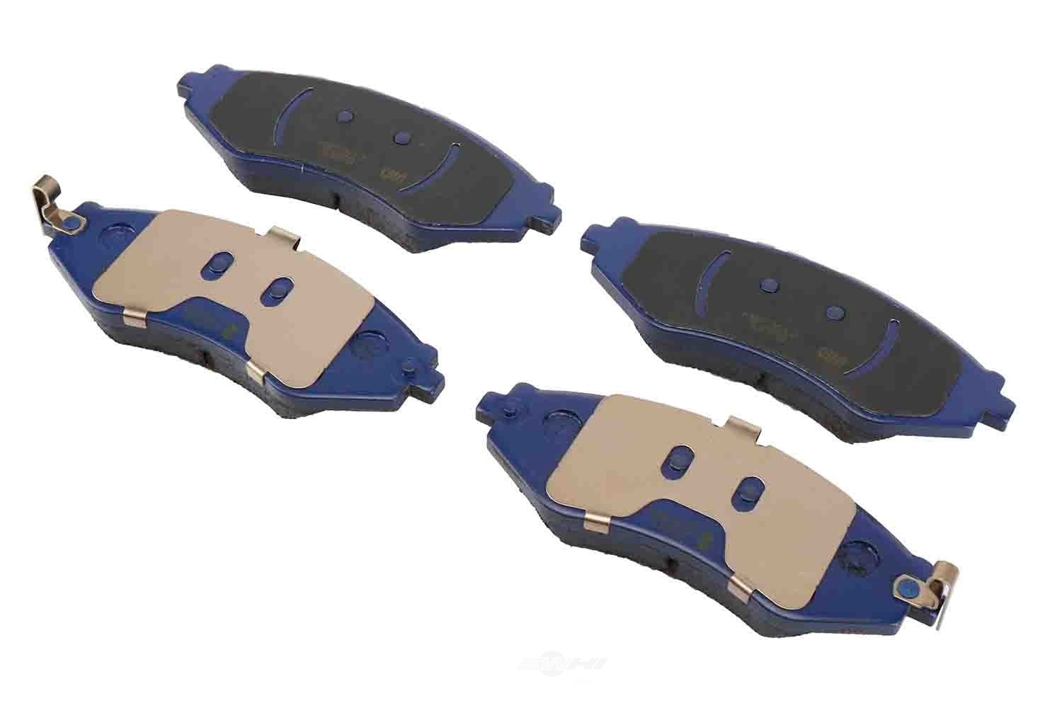 ACDelco 171-1125 Disc Brake Pad Set Fits select: 2013-2015 CHEVROLET SPARK 1LT, 2016 CHEVROLET SPARK EV 2LT