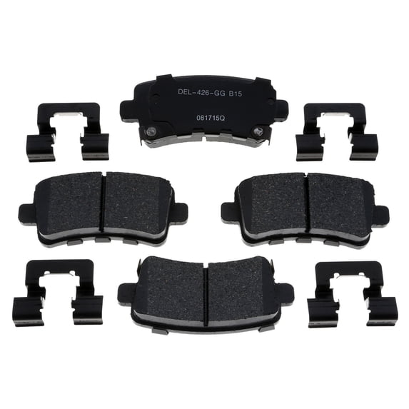 ACDelco 17D1430ACH Ceramic Brake Pads Rear - Walmart.com