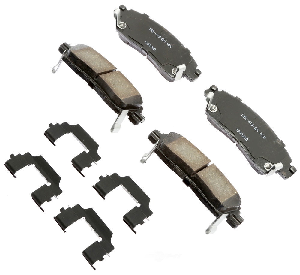 Pastiglie Freno A Disco Anteriori In Ceramica ACDelco 14D1444CH (Vantaggio) – Kit Con Clip, Bassa Polvere E Silenziose
