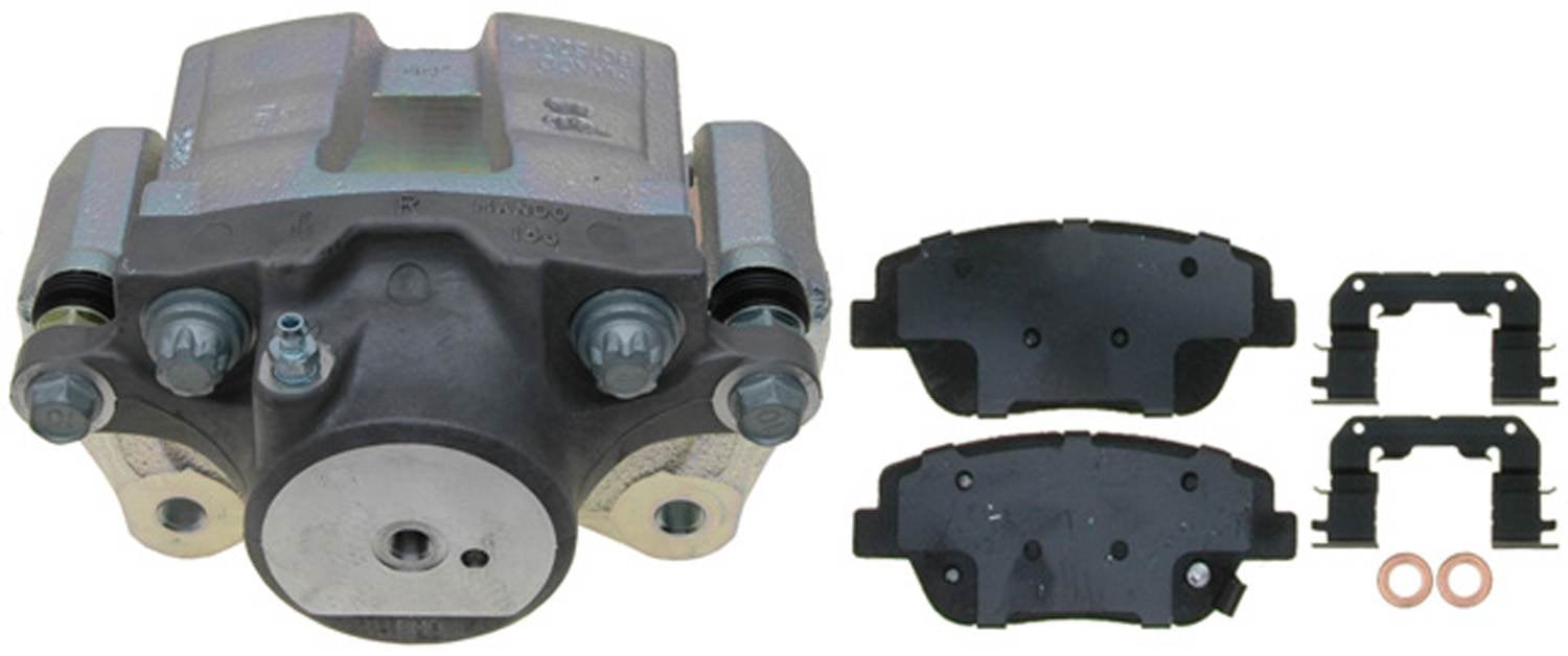 ACDelco 18R12253 Reman Non-Coated Loaded Disc Brake Caliper w/Ceramic Pads