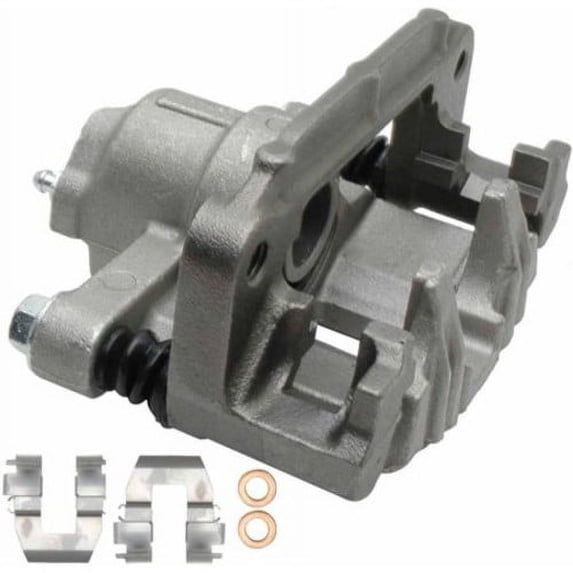 ACDelco 18fr1587 Professional Rear Driver Side Disc Brake Caliper Assembly Without Pads (friction Ready), Remanufactured Fits select: 1999-2005 PONTIAC GRAND AM, 1999-2004 OLDSMOBILE ALERO