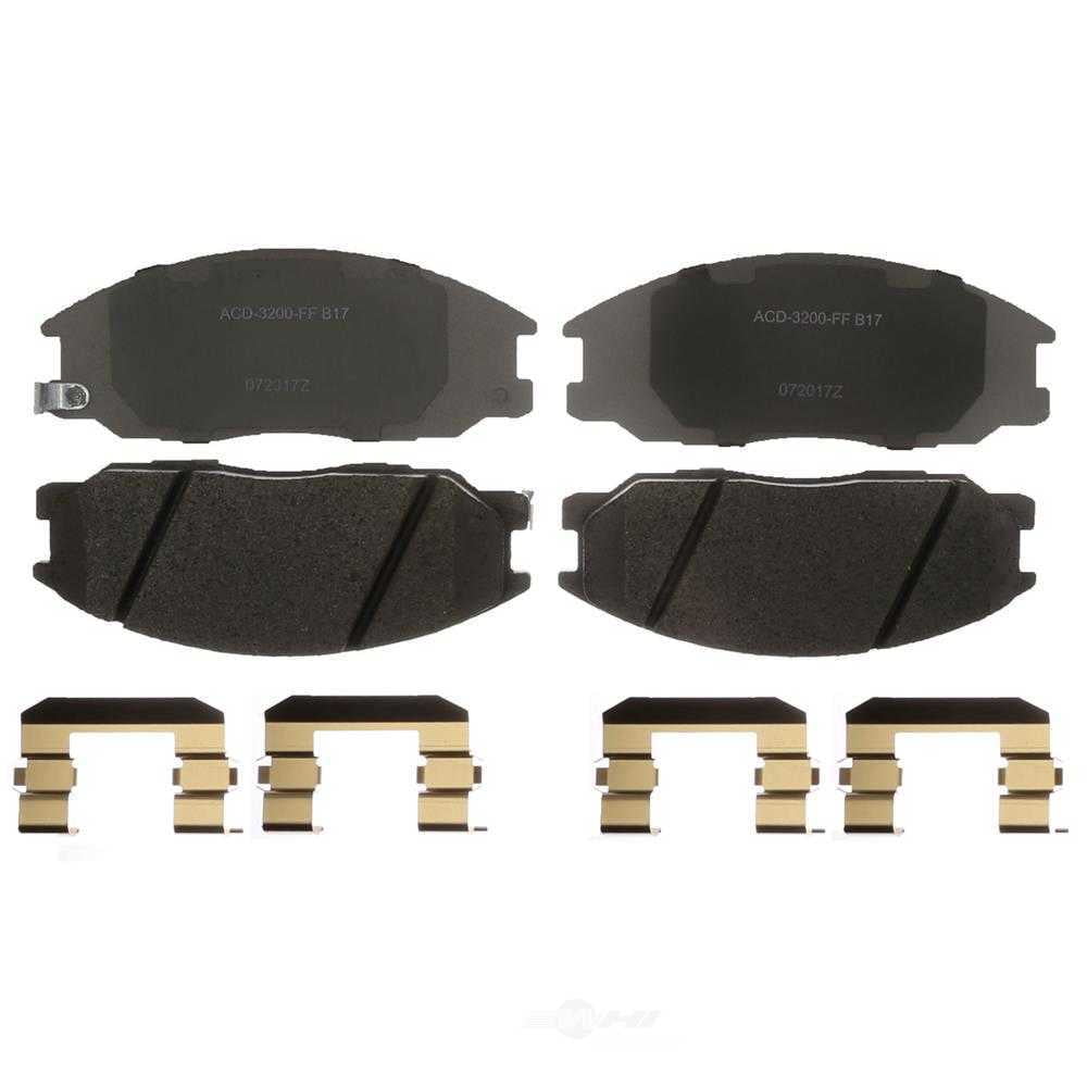 ACDelco 14D864ACHF1 Ceramic Disc Brake Pad