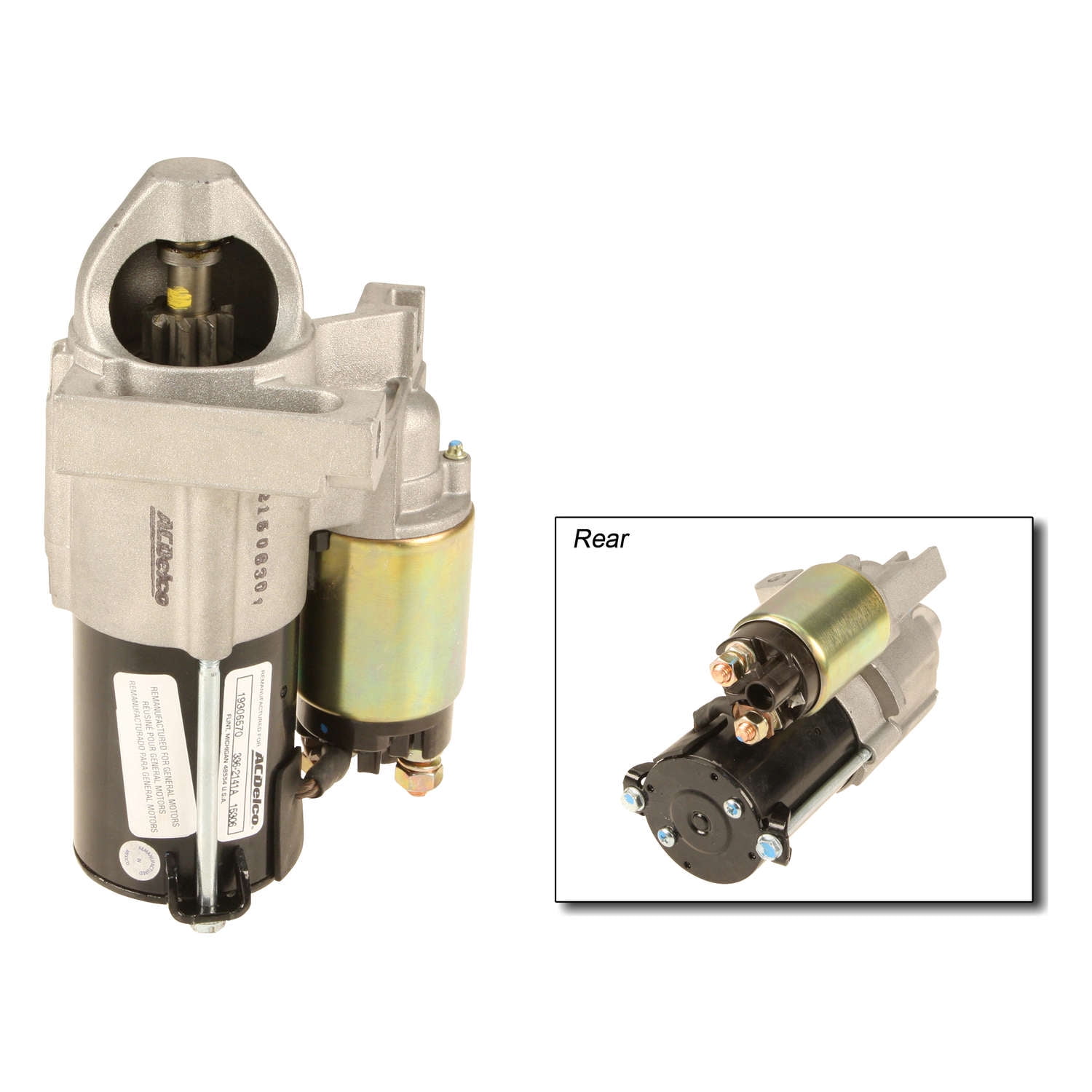 Remanufactured acdelco 336-2141a professional starter