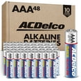 thumbnail image 1 of ACDelco 48-Count Triple AAA Batteries, Maximum Power Super Alkaline Battery for Home and Office, 10-Year Shelf Life, Reclosable Packaging, 1 of 4
