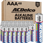 ACDelco AAA LR03 1.5V Super Alkaline Batteries, 48 count