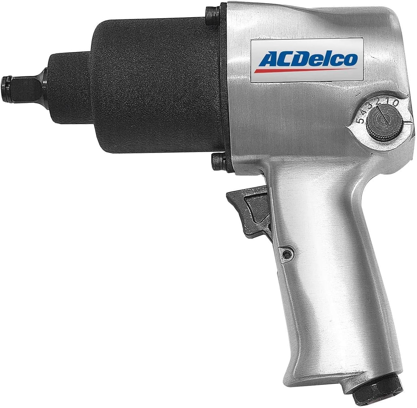 ACDelco ANI405A Heavy Duty Twin Hammer 1/2” 500 ft-lbs. 5-Speed Pneumatic Impact Wrench Tool Kit