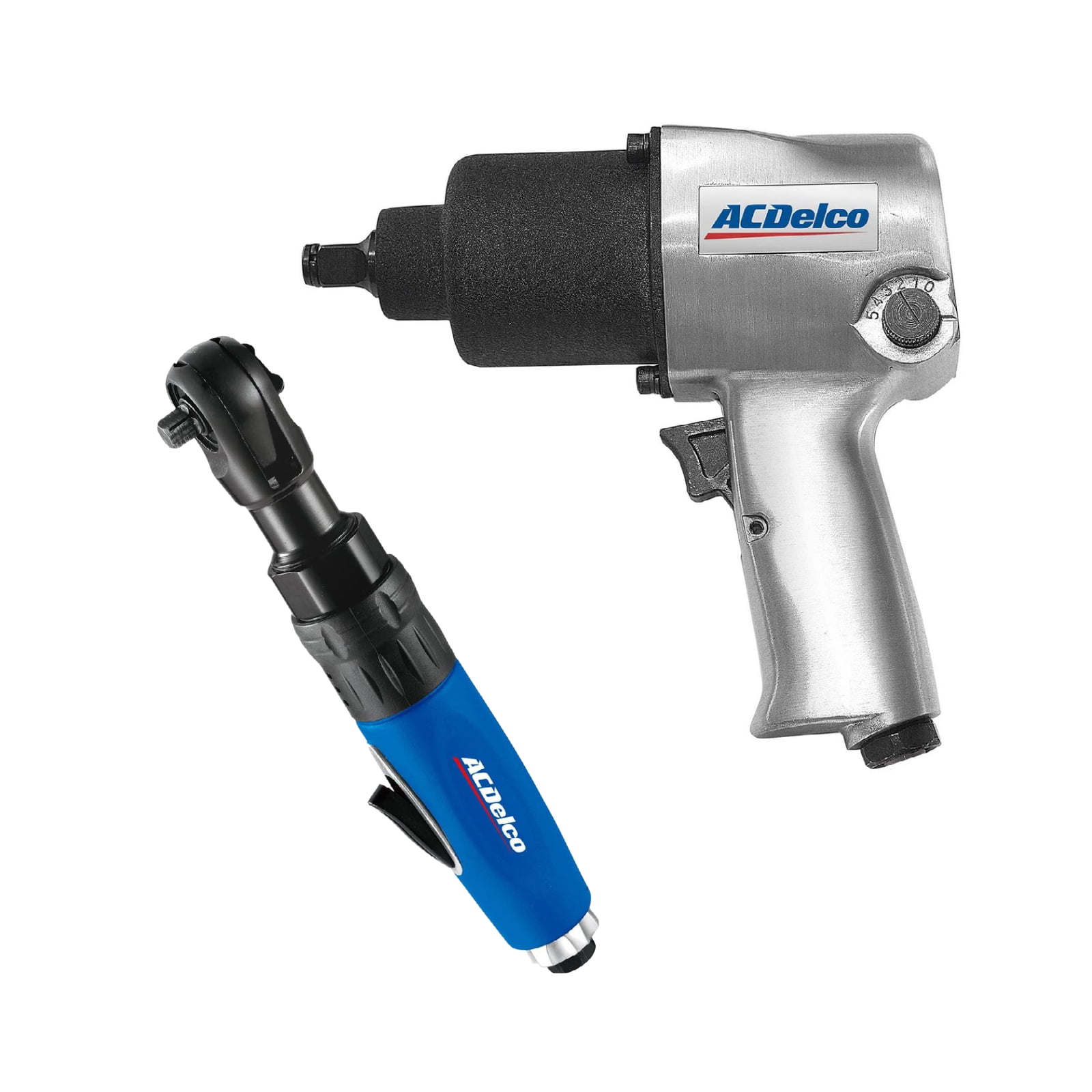 ACDelco ANI405A NK1 Pneumatic Heavy Duty Twin Hammer 5 Speed Impact Wrench 3 8 Ratchet Wrench Combo Tool Kit Walmart