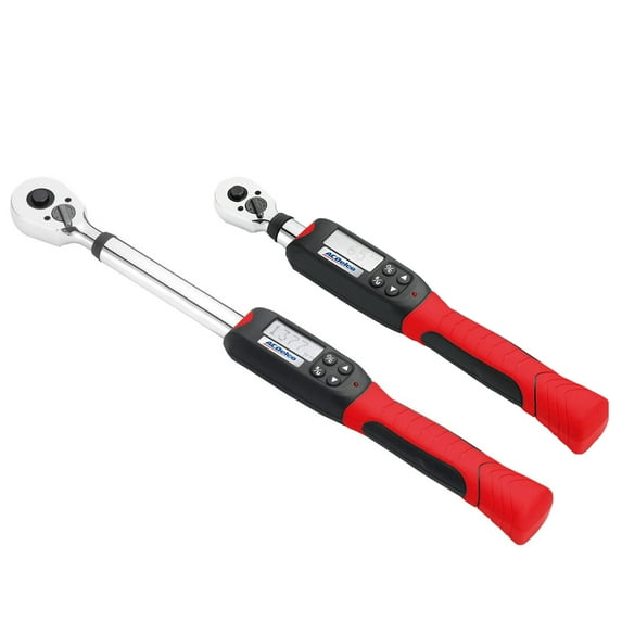 ACDelco ARM601-34 3/8" & ½" Heavy Duty Digital Torque Wrench Combo Kit with Buzzer and LED Flash Notification-ISO 6789 Standards with Certificate of Calibration