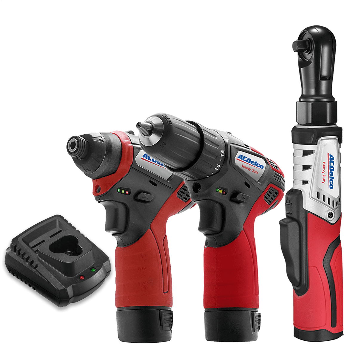 ACDelco ARW12103-K11 G12 Series Combo Tool Kit with 2 Batteries 12V