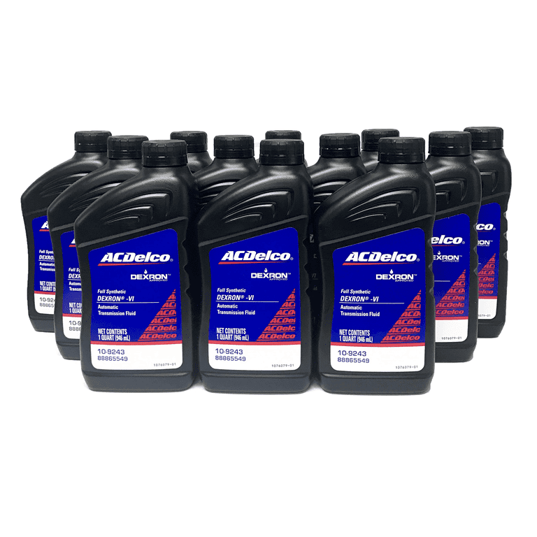 ACDelco Dexron VI Full Synthetic Automatic Transmission Fluid, 12