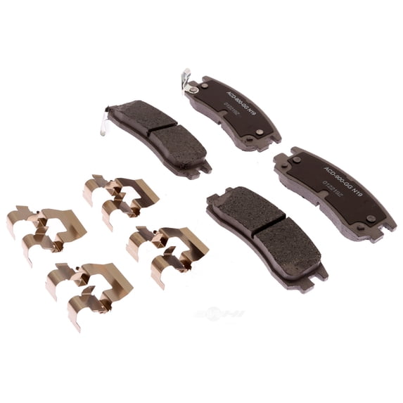 ACDelco Disc Brake Pad Set Fits select: 2000-2010 CHEVROLET IMPALA, 1997-2005 BUICK CENTURY
