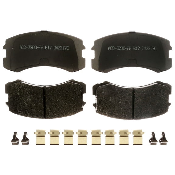 ACDelco Disc Brake Pad Set Fits select: 2002-2006 MITSUBISHI LANCER ES, 2007 MITSUBISHI LANCER