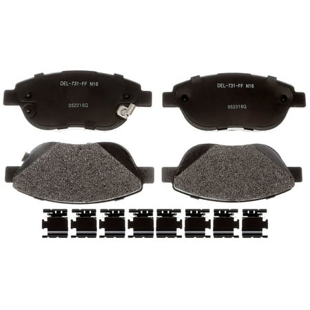 ACDelco Disc Brake Pad Set Fits select: 2012 FIAT 500, 2013-2017 FIAT 500 ABARTH
