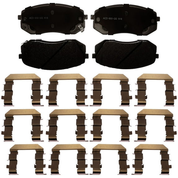 ACDelco Disc Brake Pad Set Fits select: 2015 HYUNDAI SONATA, 2010-2017 HYUNDAI TUCSON