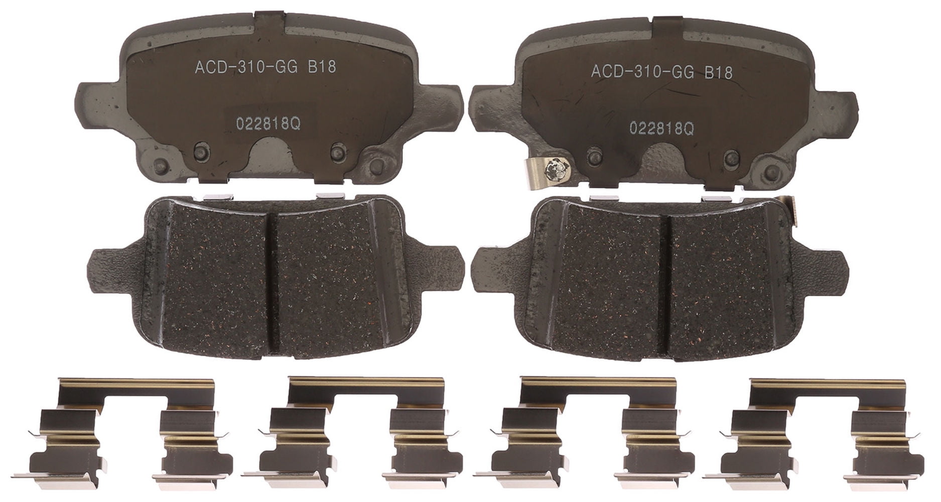 Acdelco 14D1650CHF1 Pad Kit,Frt Disc Brk - View #8