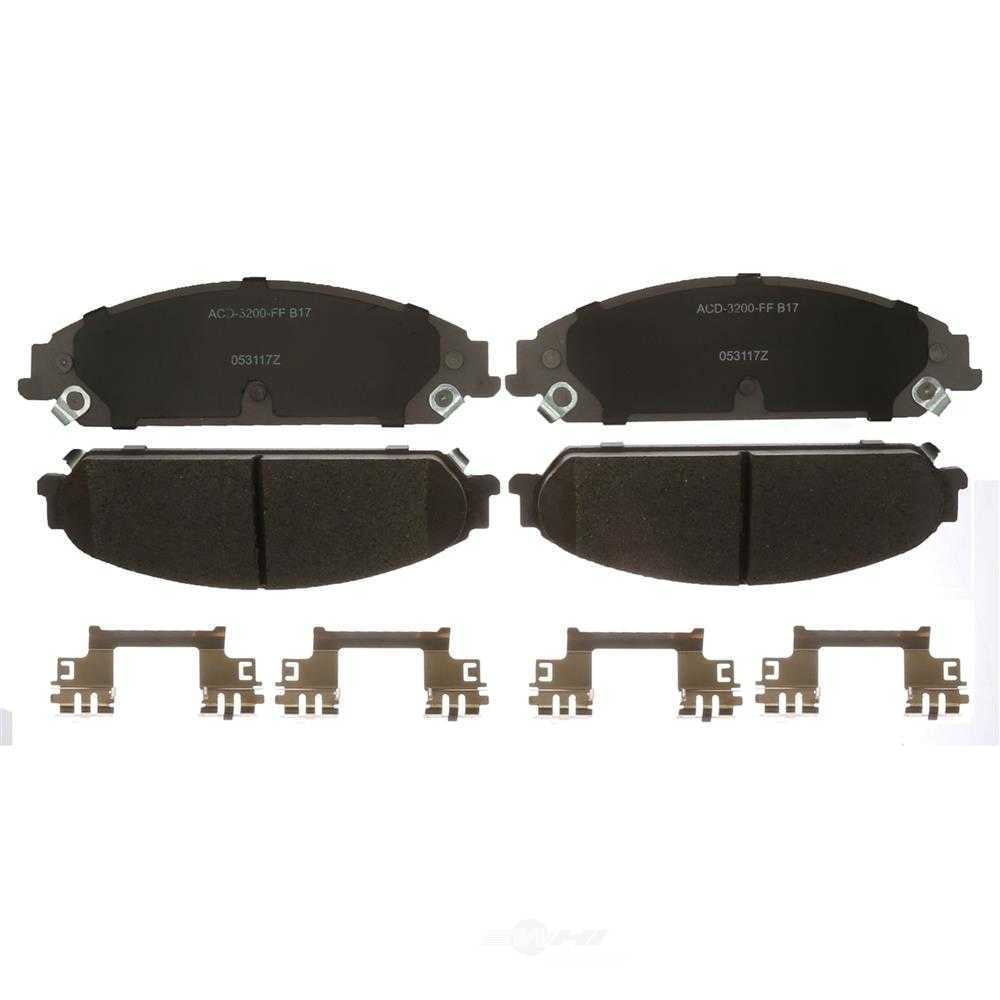 ACDelco 14D1058CHF1 Ceramic Disc Brake Pad