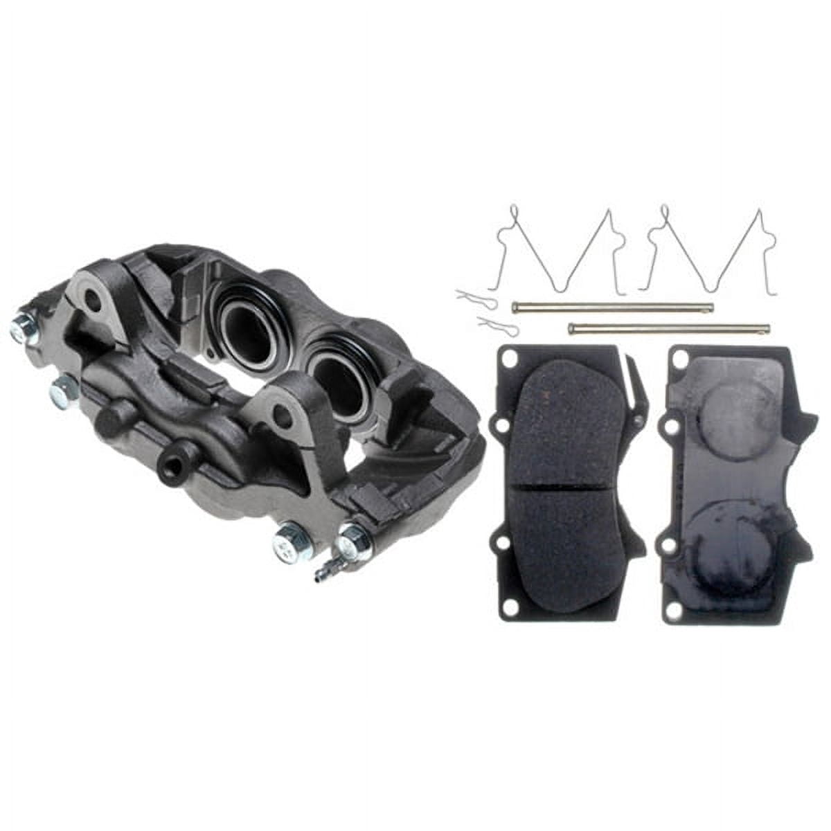 ACDelco Front Driver Side Disc Brake Caliper Assembly with Pads (Loaded) 18R2139 Fits 2006 Toyota Tundra
