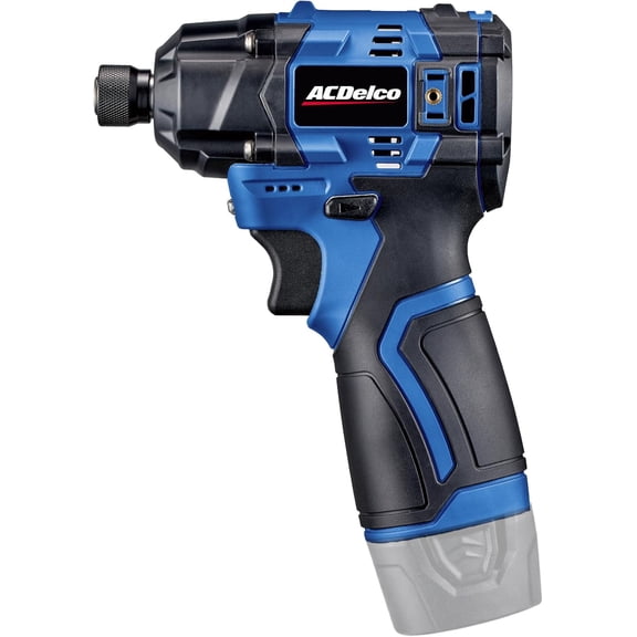 ACDelco G12 Series 12V Brushless 1/4 inch Hex Impact Driver 125 ft-lbs 170 Nm Max Torque 3600 RPM 4-Mode Intelligent Control 5-inch Compact Body Bare Tool Only ARI12185T