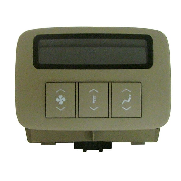 ACDelco GM Original Equipment 15-73617 Titanium Colored Roof Console Auxiliary Heating and Air Conditioning Control Fits select: 2006 CADILLAC COMMERCIAL CHASSIS, 2007 CADILLAC DTS