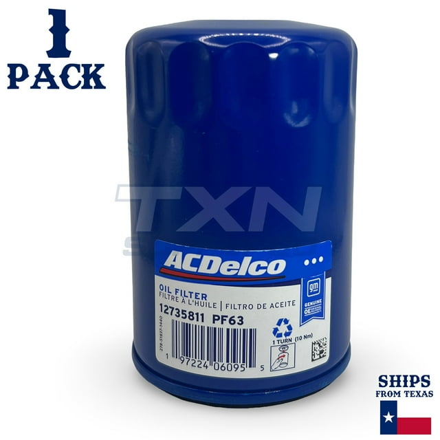 ACDelco GM Original Equipment PF63 Engine Oil Filter - Walmart.com
