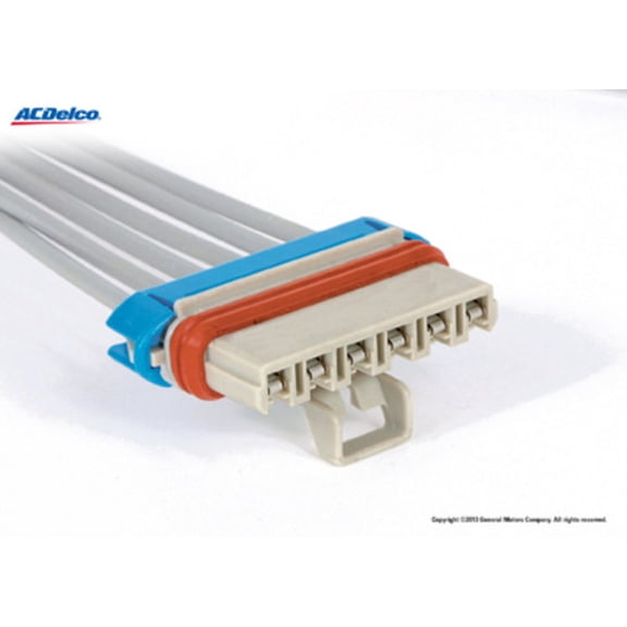 ACDelco GM Original Equipment PT1134 6-Way Female Gray Multi-Purpose Pigtail Fits 2002 Pontiac Grand Prix