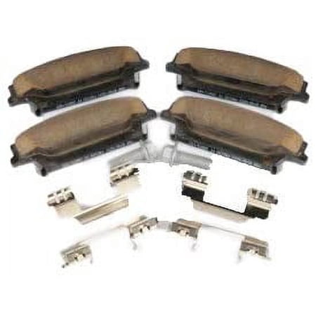 ACDelco GM Original Equipment Rear Disc Brake Pad Kit with Brake Pads, Clips, and Bolts 171-0906 Fits select: 2004-2009 CADILLAC SRX