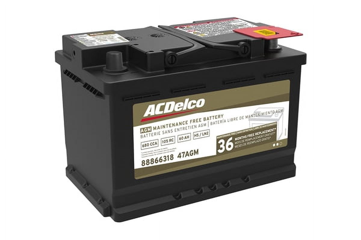 Genuine ACDelco AGM Battery Group 47 with OEM Specifications and
