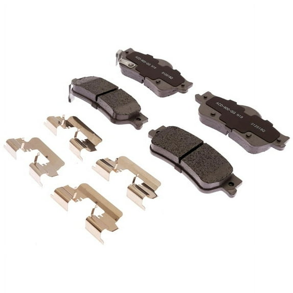 ACDelco Genuine GM Brake Pad Set, w/ Hardware Fits select: 2008-2009 PONTIAC G8, 2011-2017 CHEVROLET CAPRICE
