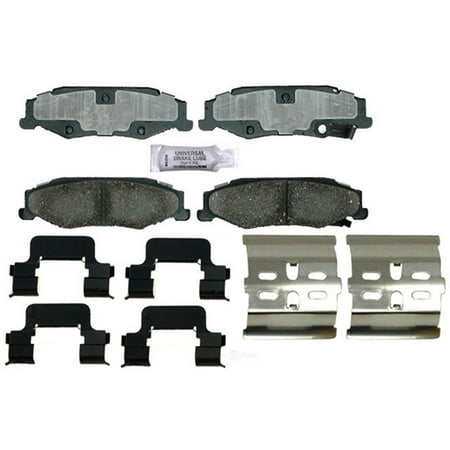 ACDelco Gold Ceramic Brake Pad Set, w/ Hardware Fits select: 1997-2004,2005-2008 CHEVROLET CORVETTE