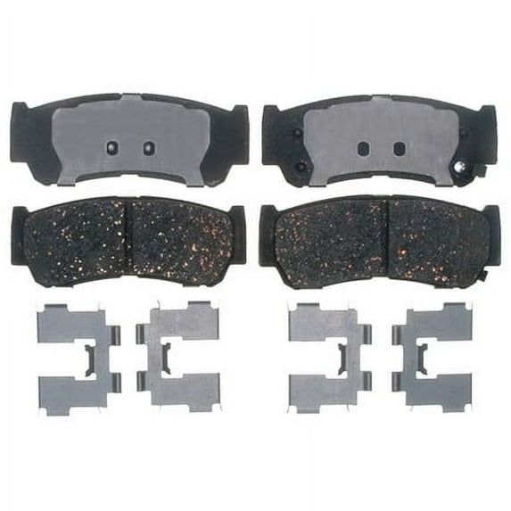 ACDelco Gold Ceramic Brake Pad Set, w/ Hardware Fits select: 2007-2009 HYUNDAI SANTA FE
